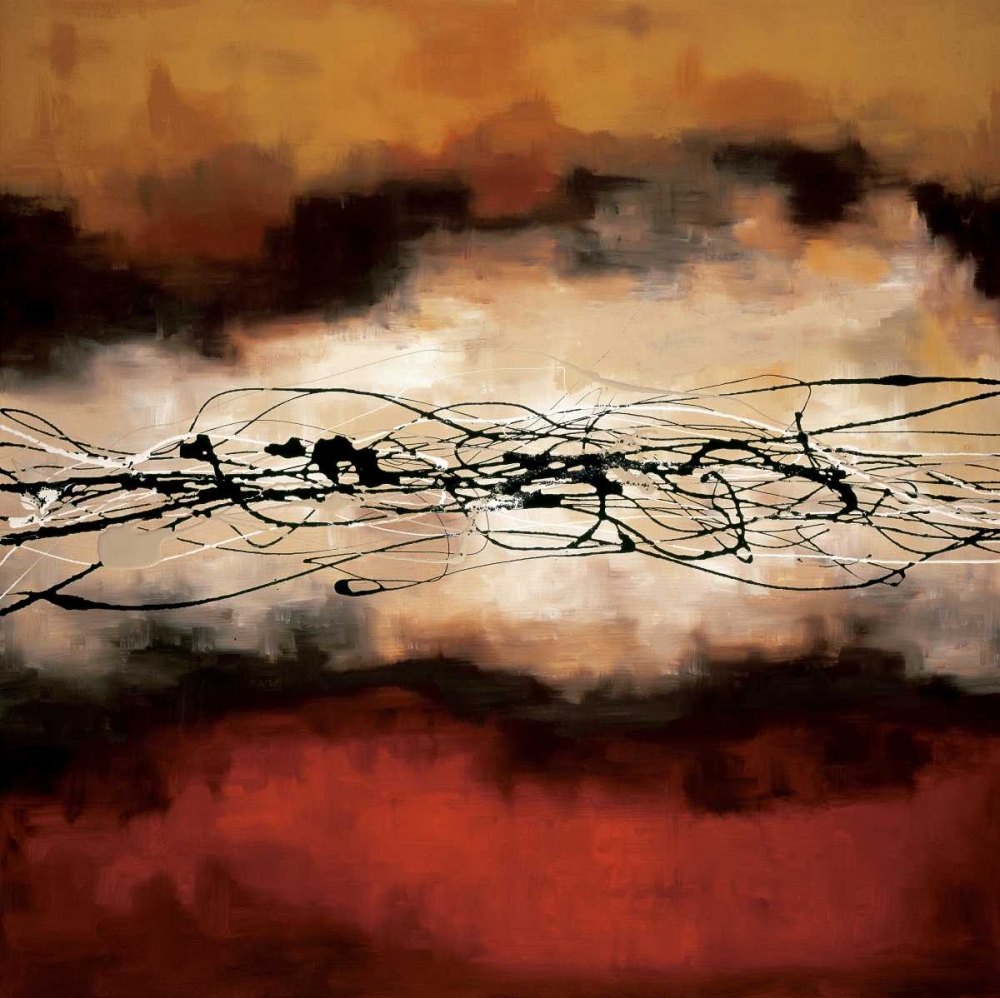 Harmony in Red and Ochre art print by Laurie Maitland for $57.95 CAD