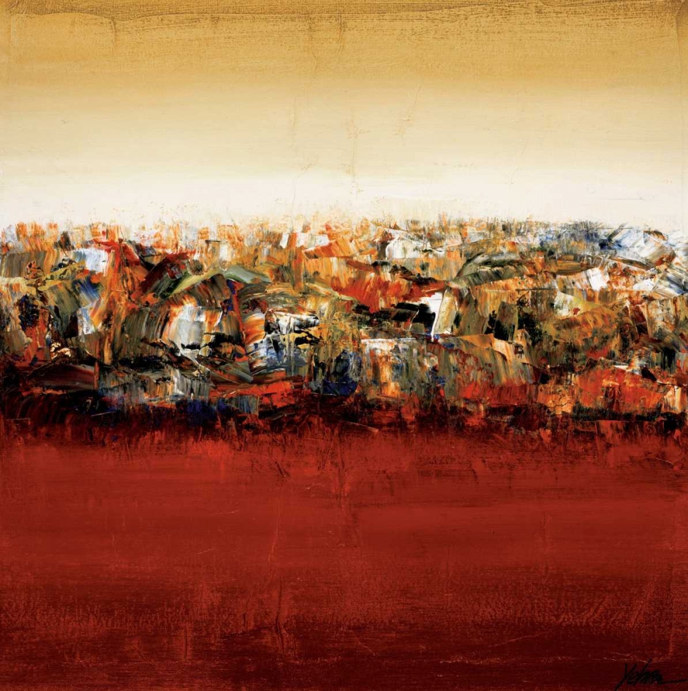 Red Lake art print by Yehan Wang for $57.95 CAD