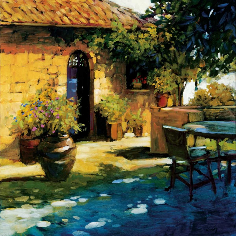 Courtyard Retreat art print by Philip Craig for $57.95 CAD