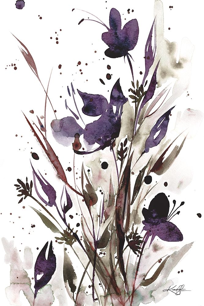 Floral Music I art print by Kathy Morton Stanion for $57.95 CAD