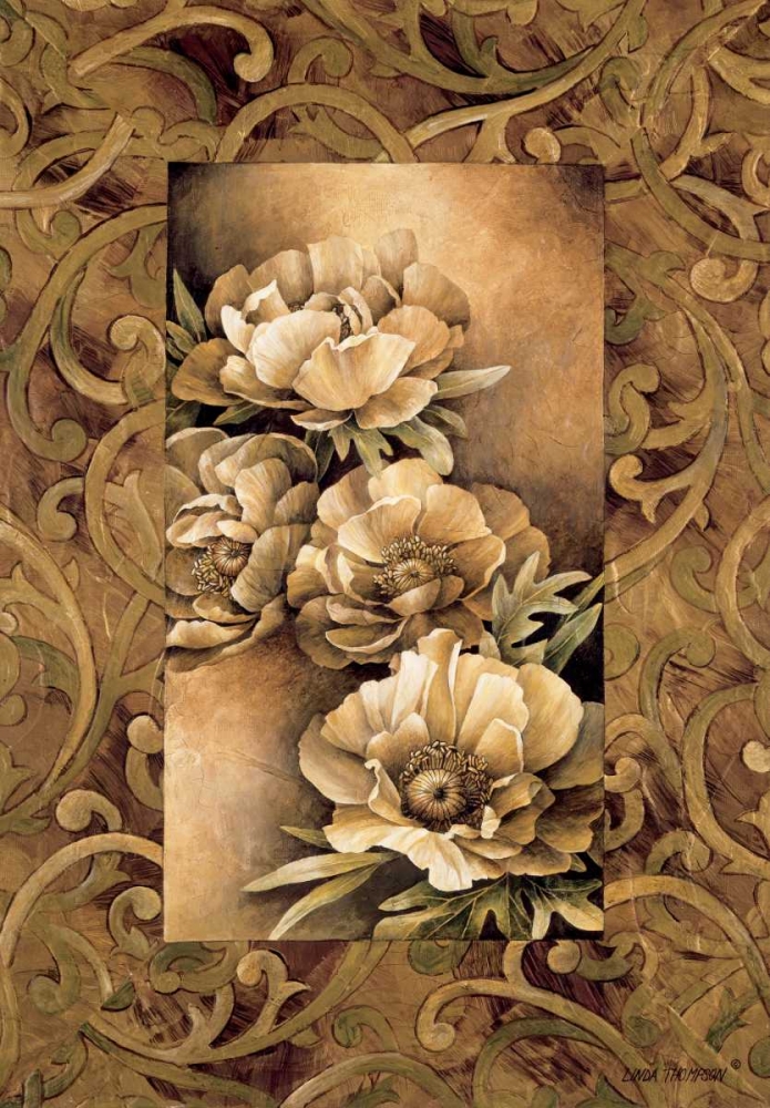 Poppies I art print by Linda Thompson for $57.95 CAD