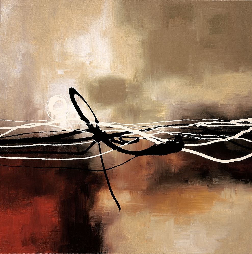 Symphony in Red and Khaki II art print by Lauie Maitland for $57.95 CAD