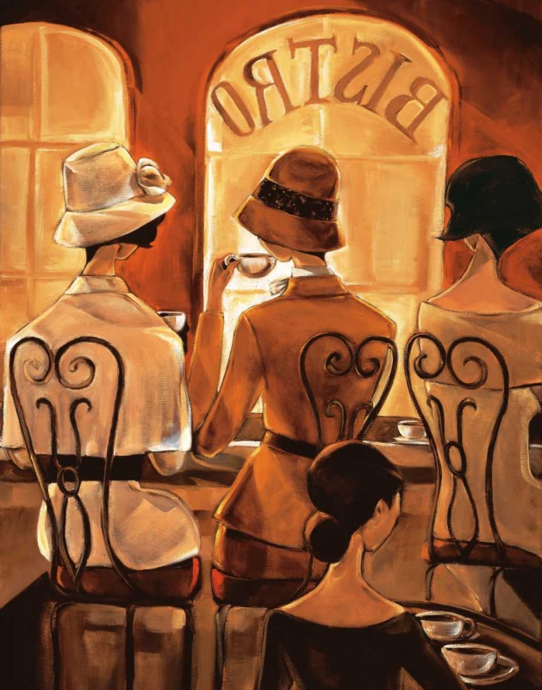 Rendez-vous au Bistro art print by Trish Biddle for $57.95 CAD
