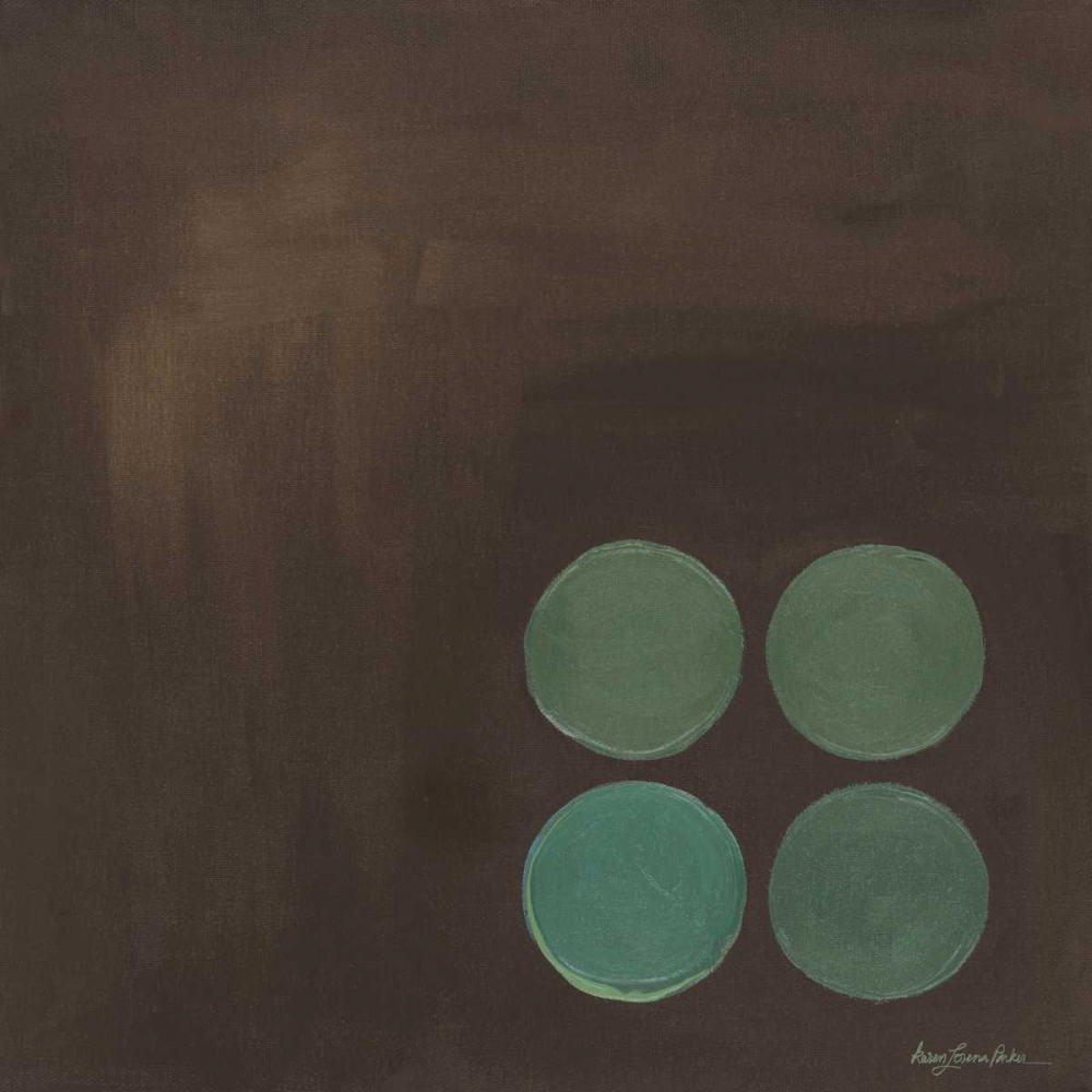 Aqua Lily Pads I art print by Karen Lorena Parker for $57.95 CAD
