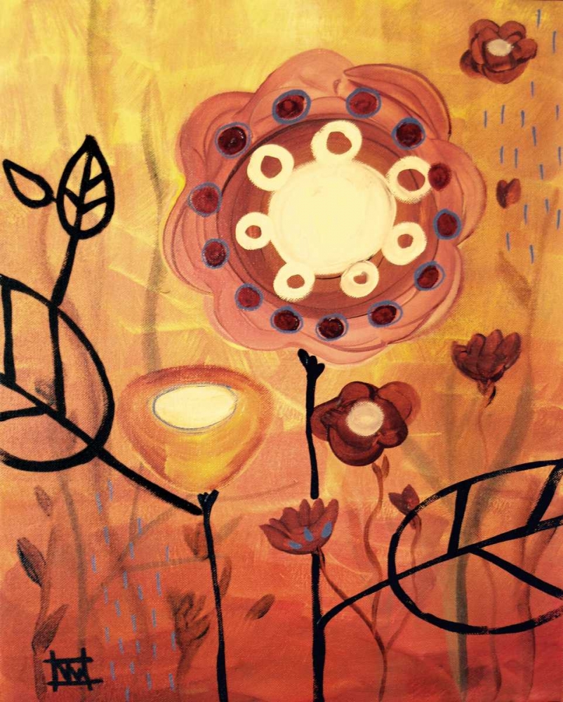Blooming Happiness art print by Natasha Wescoat for $57.95 CAD