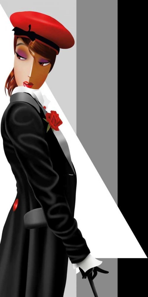 Lauren in Uniform art print by Jordan Bravo for $57.95 CAD