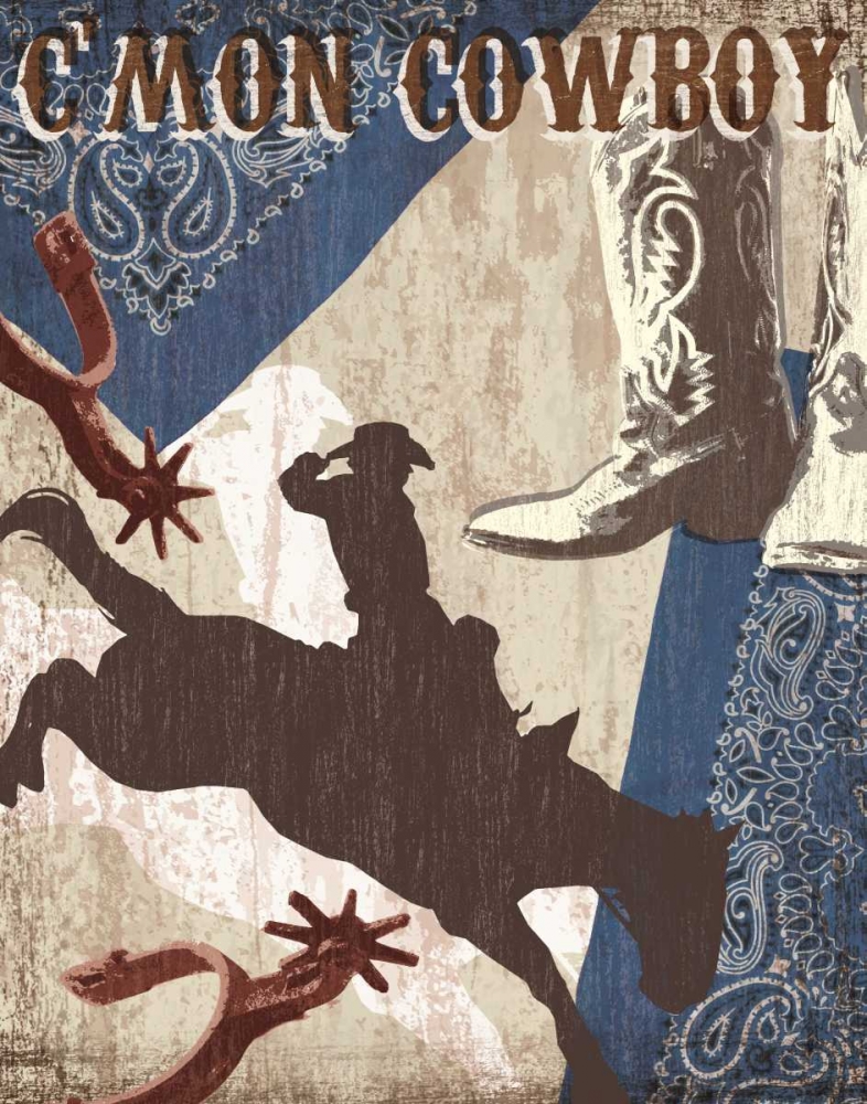 Cmon Cowboy art print by Tandi Venter for $57.95 CAD