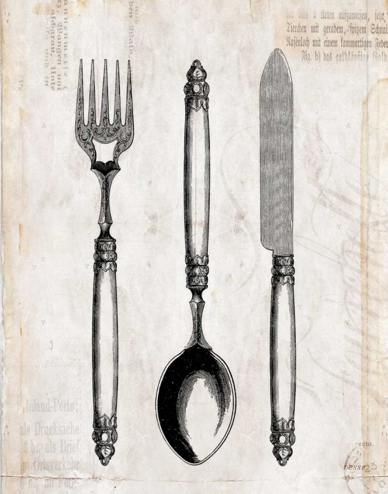 Silverware II art print by Sabine Berg for $57.95 CAD