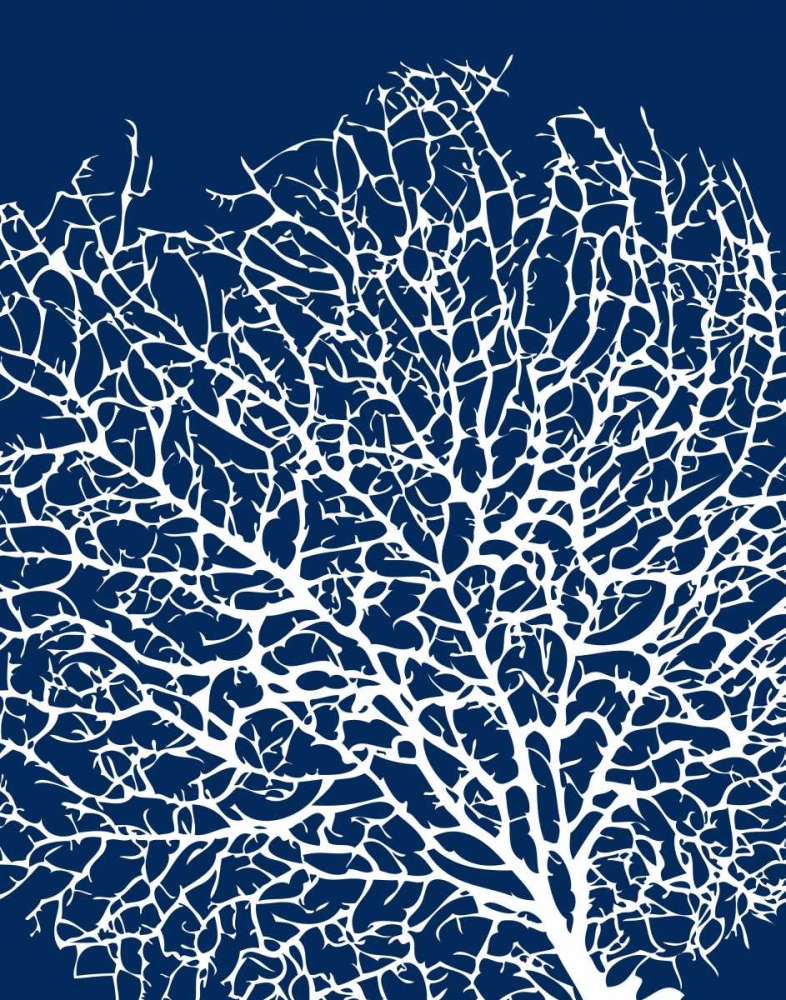 Navy Coral I art print by Sabine Berg for $57.95 CAD