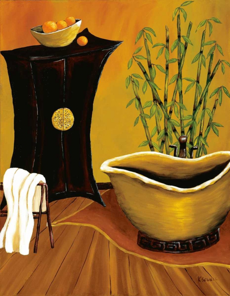 Asian Bath art print by Krista Sewell for $57.95 CAD