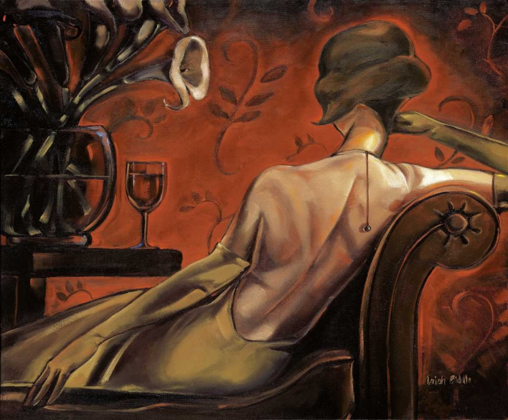 Bordeaux Lounge art print by Trish Biddle for $57.95 CAD