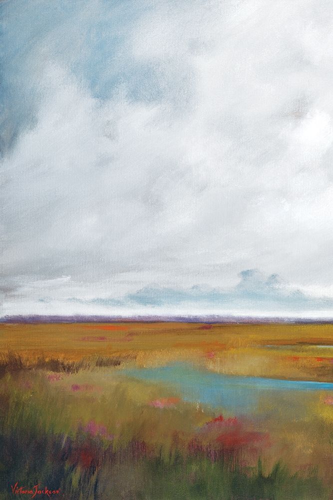 Sunset Over The Marsh I art print by Victoria Jackson for $57.95 CAD