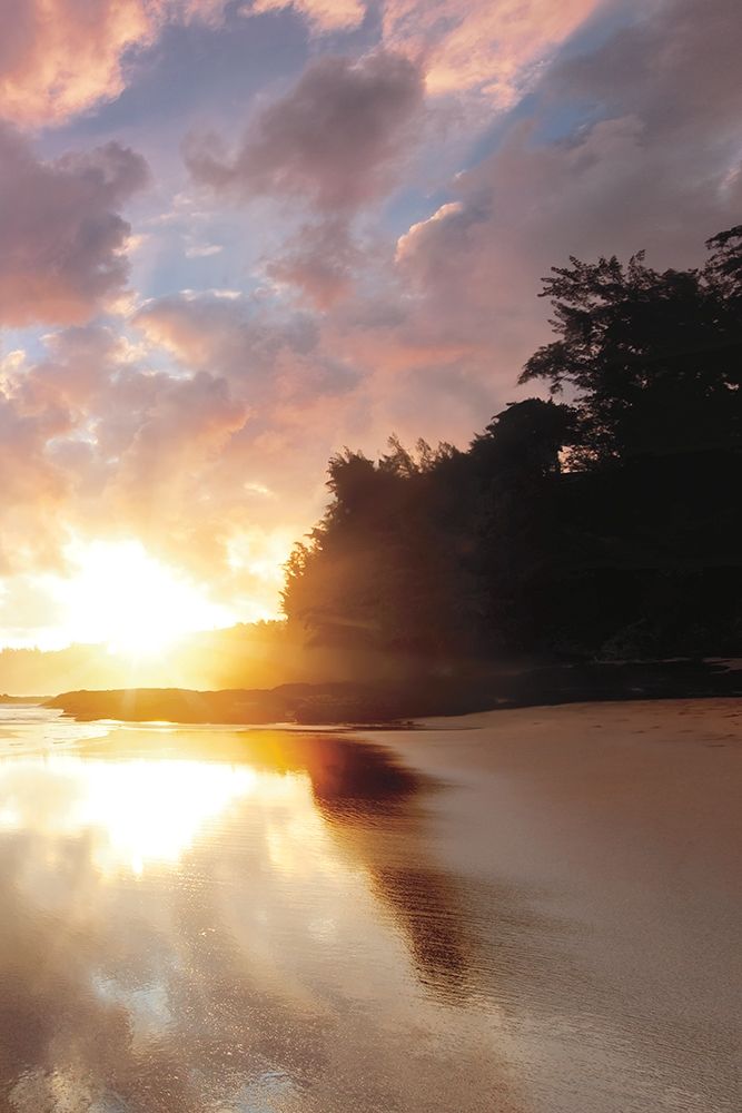 Secret Beach Sunrise III art print by Dennis Frates for $57.95 CAD