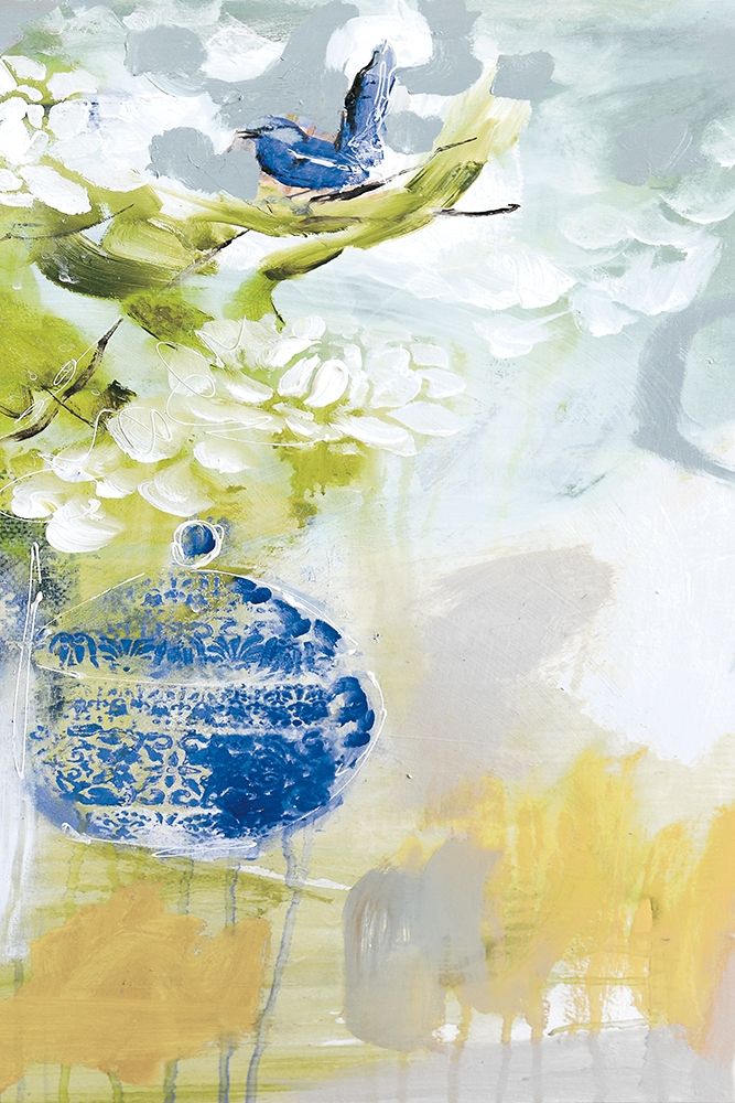 Blue Wrens III art print by A. Jones for $57.95 CAD