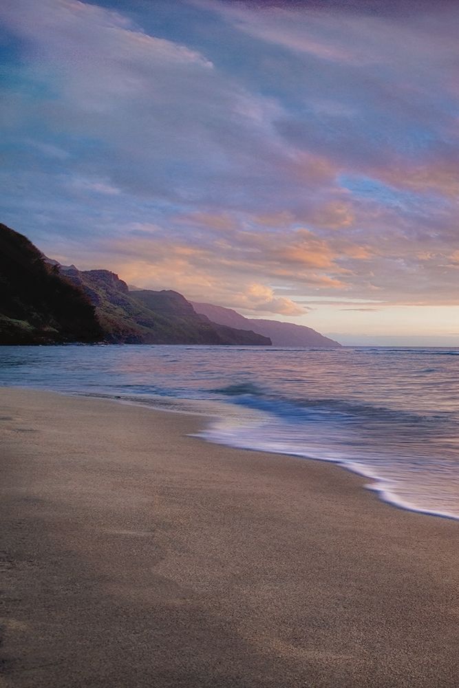 Kee Beach Sunset I art print by Dennis Frates for $57.95 CAD