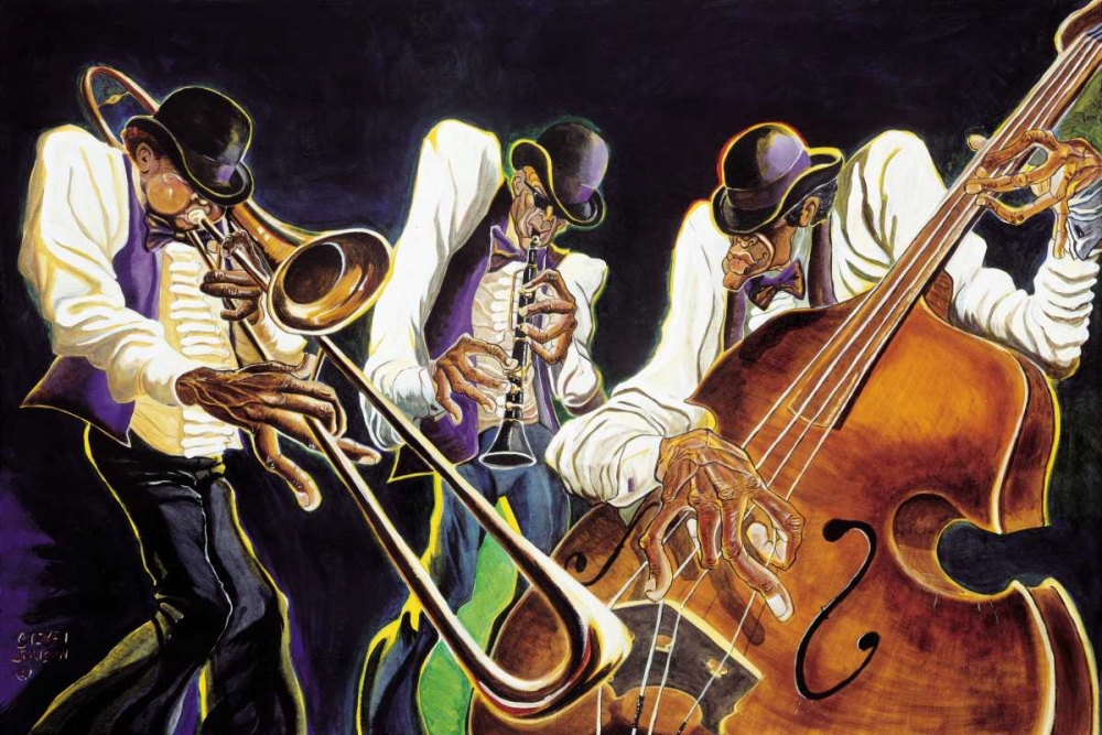 Jamming art print by Steven Johnson for $57.95 CAD