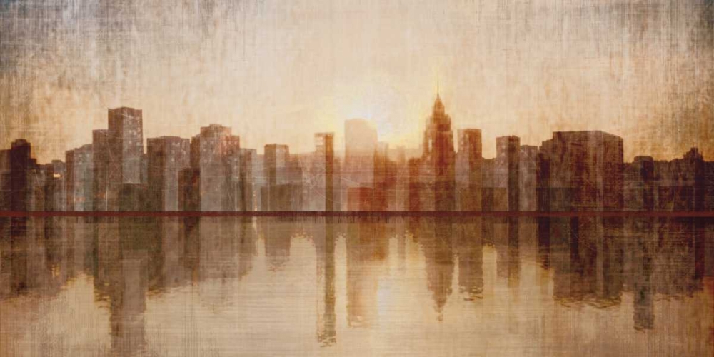 Skyline art print by Amori for $57.95 CAD