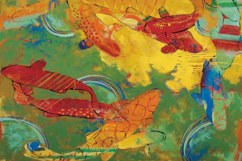 Electric Jazz art print by Brenda K. Bredvik for $57.95 CAD
