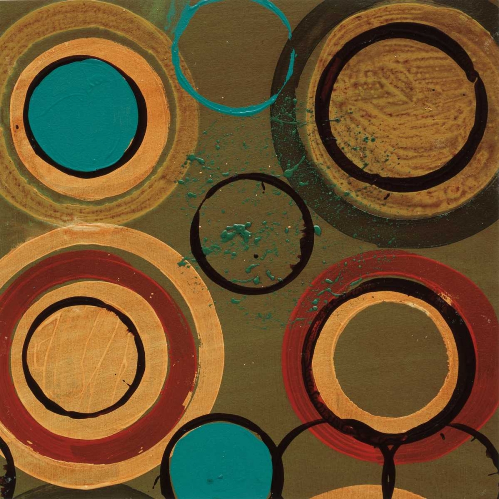 Circle Designs I art print by Leslie Bernsen for $57.95 CAD