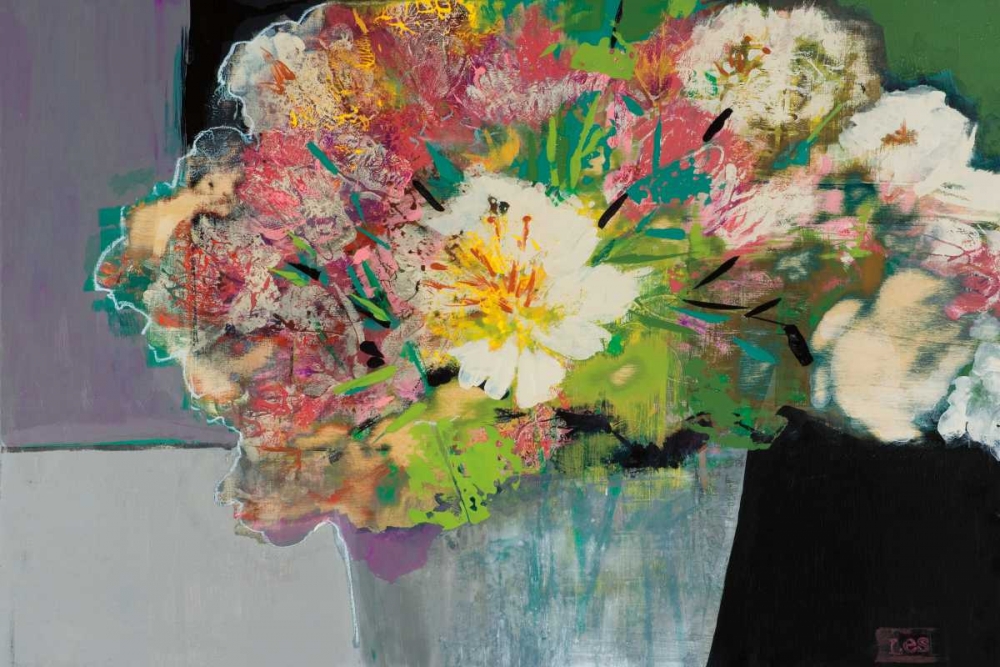 Flower Market art print by Leslie Bernsen for $57.95 CAD
