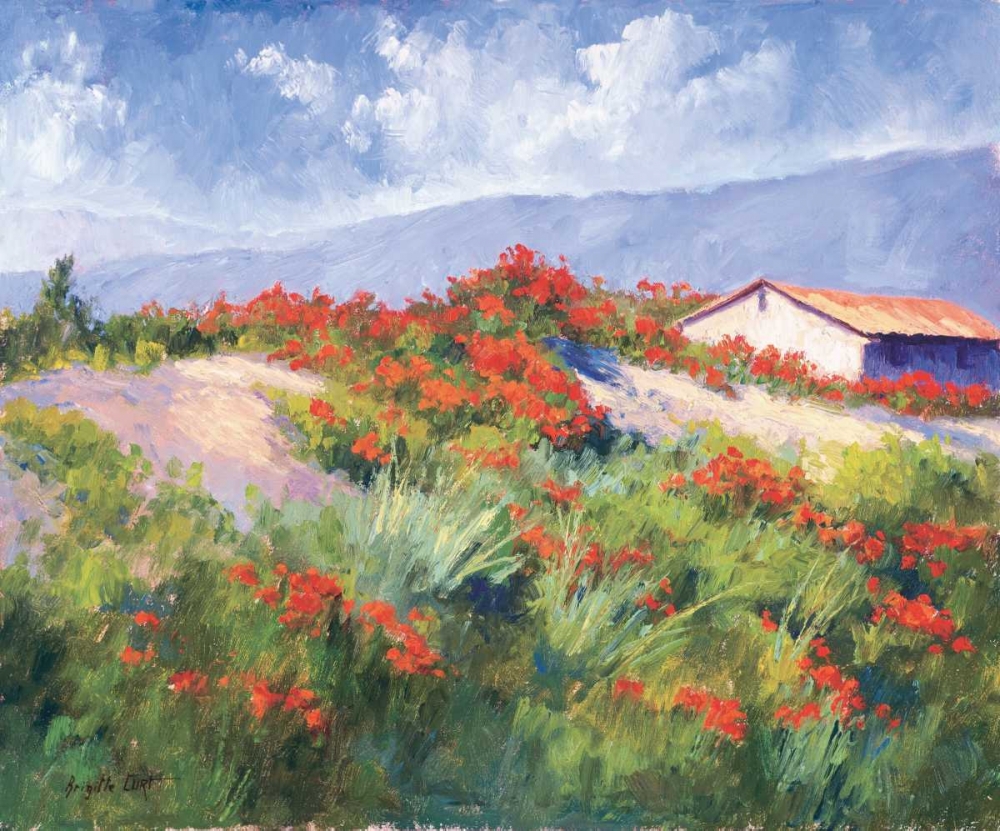 Spring Poppies art print by Brigitte Curt for $57.95 CAD