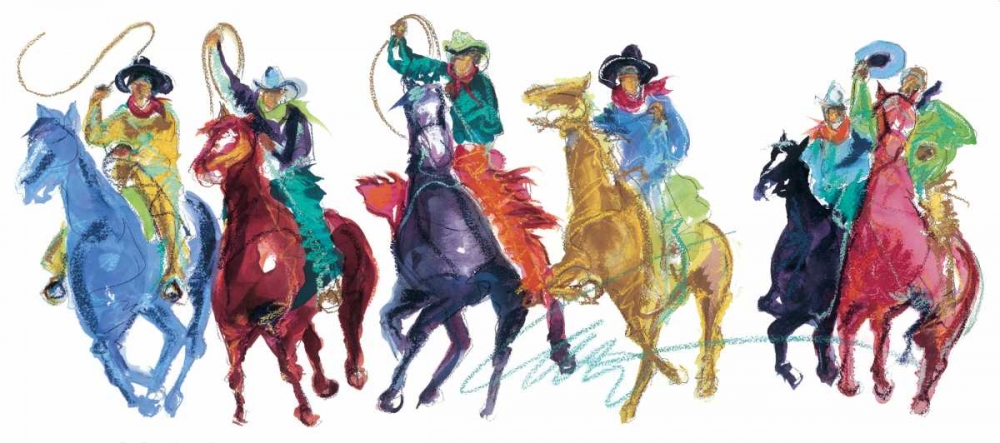 The Gangs All Here art print by Carrie Fell for $57.95 CAD