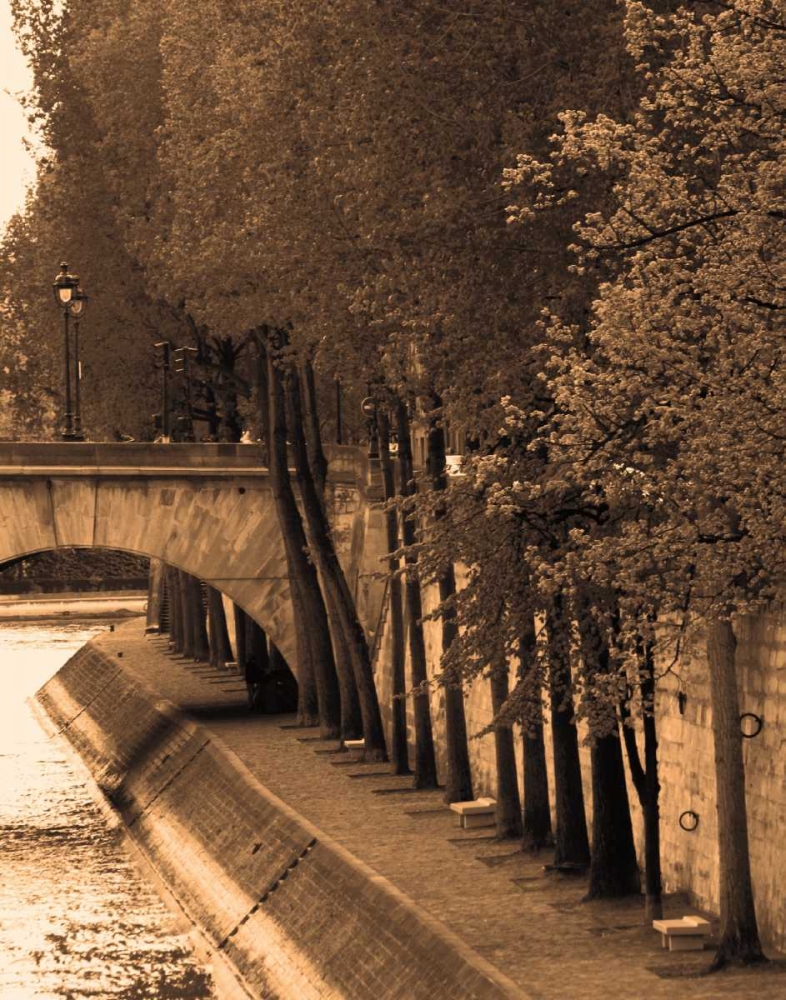 Le Bord de la Seine art print by Marina Drasnin Gilboa for $57.95 CAD