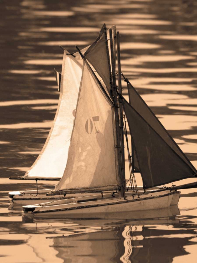 Les Petits Bateaux II art print by Marina Drasnin Gilboa for $57.95 CAD