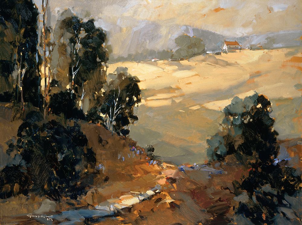 Santa Ynez Valley Morning art print by Ted Goerschner for $57.95 CAD