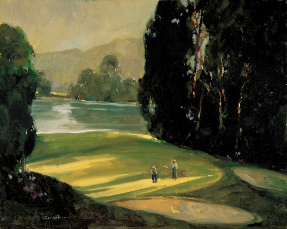 Putt for Par art print by Ted Goerschner for $57.95 CAD