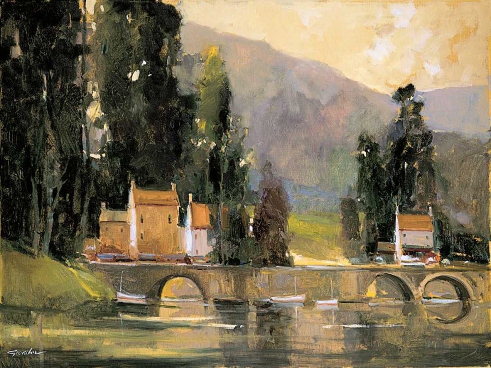Bridge in the Cottswalds art print by Ted Goerschner for $57.95 CAD