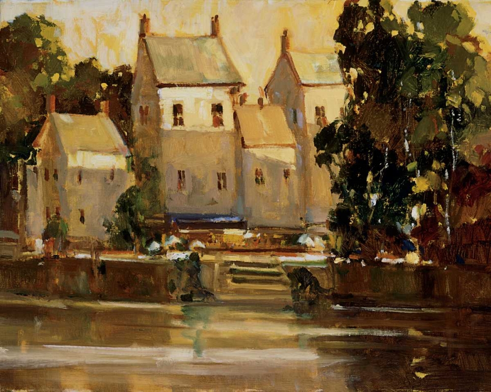 Steps to the Manor art print by Ted Goerschner for $57.95 CAD