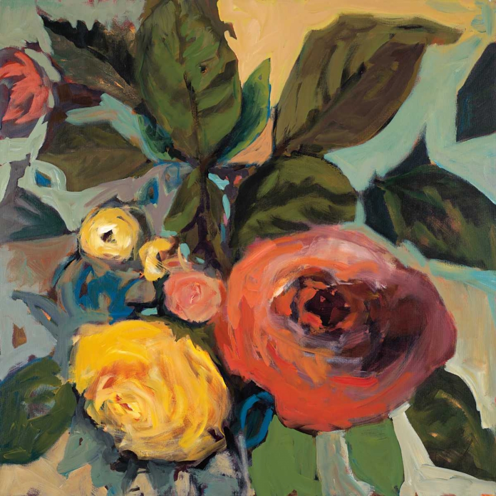 Rose Garden I art print by Jennifer Harwood for $57.95 CAD