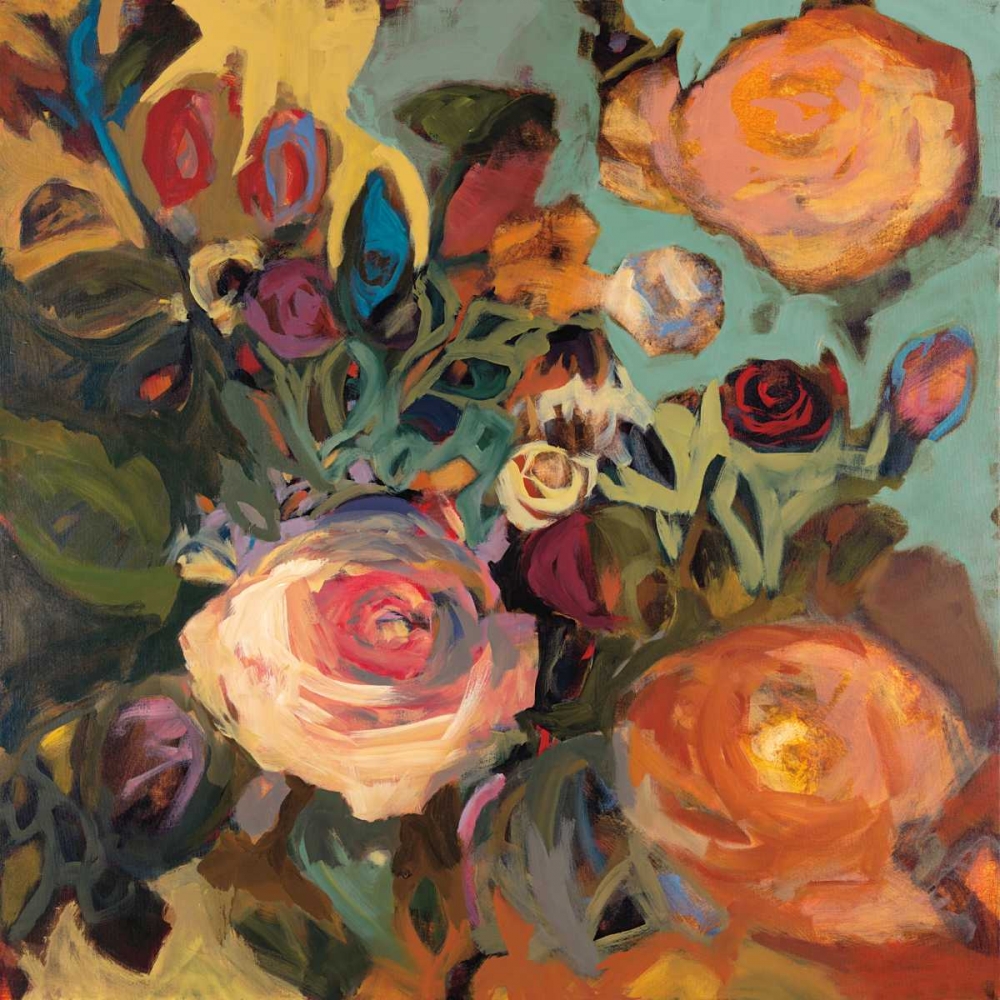 Rose Garden II art print by Jennifer Harwood for $57.95 CAD