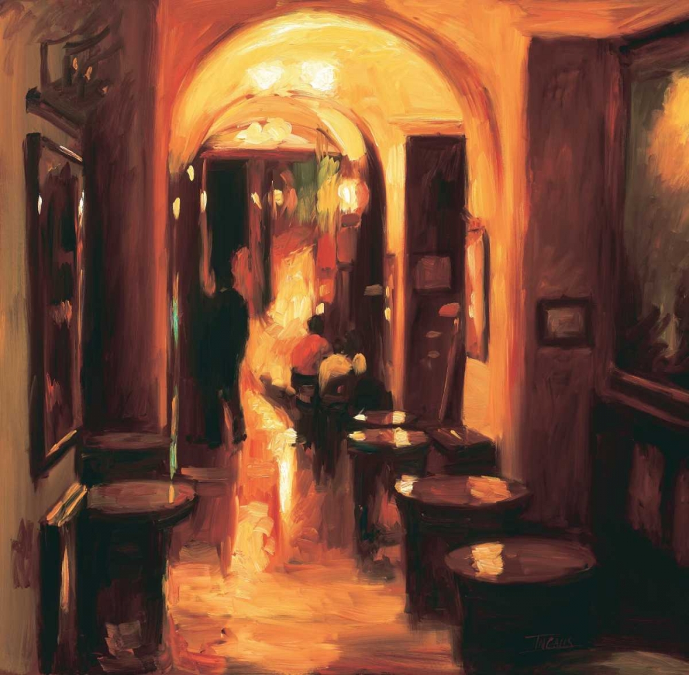 Italian Restaurant art print by Pam Ingalls for $57.95 CAD