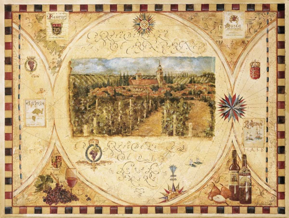 Hilltop Winery art print by Liz Jardine for $57.95 CAD