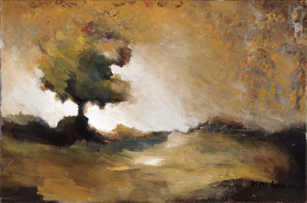 Tree in Fall art print by Zipi Kammar for $57.95 CAD