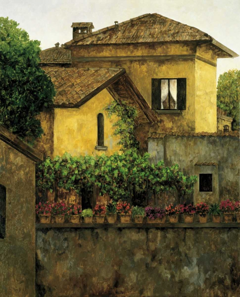 Golden Villa art print by Montserrat Masdeu for $57.95 CAD