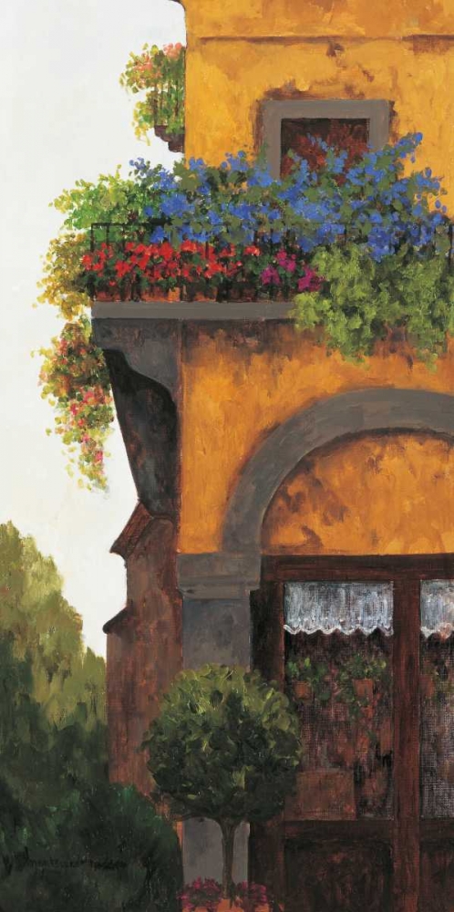Verona Balcony I art print by Montserrat Masdeu for $57.95 CAD