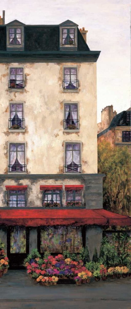 Flowers on the Boulevard II art print by Montserrat Masdeu for $57.95 CAD