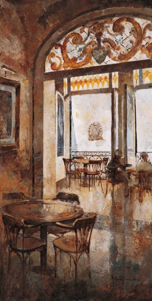 Grand Cafe Cappuccino I art print by Noemi Martin for $57.95 CAD