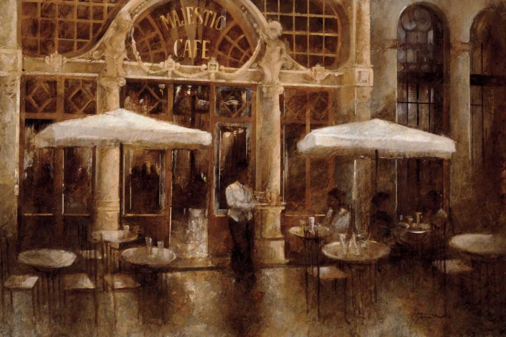 Majestic Cafe art print by Noemi Martin for $57.95 CAD