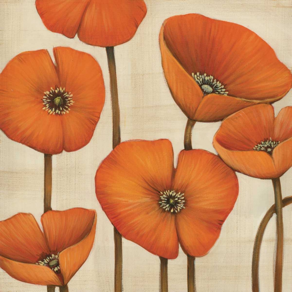 Bouquet Orange art print by MAJA for $57.95 CAD