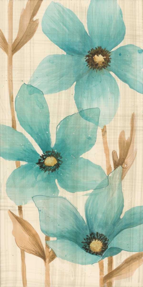 Waterflowers I art print by MAJA for $57.95 CAD