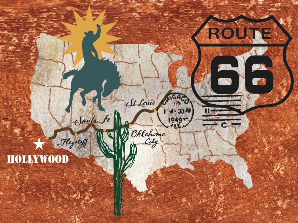 Retro Roadtrip I art print by James Nocito for $57.95 CAD