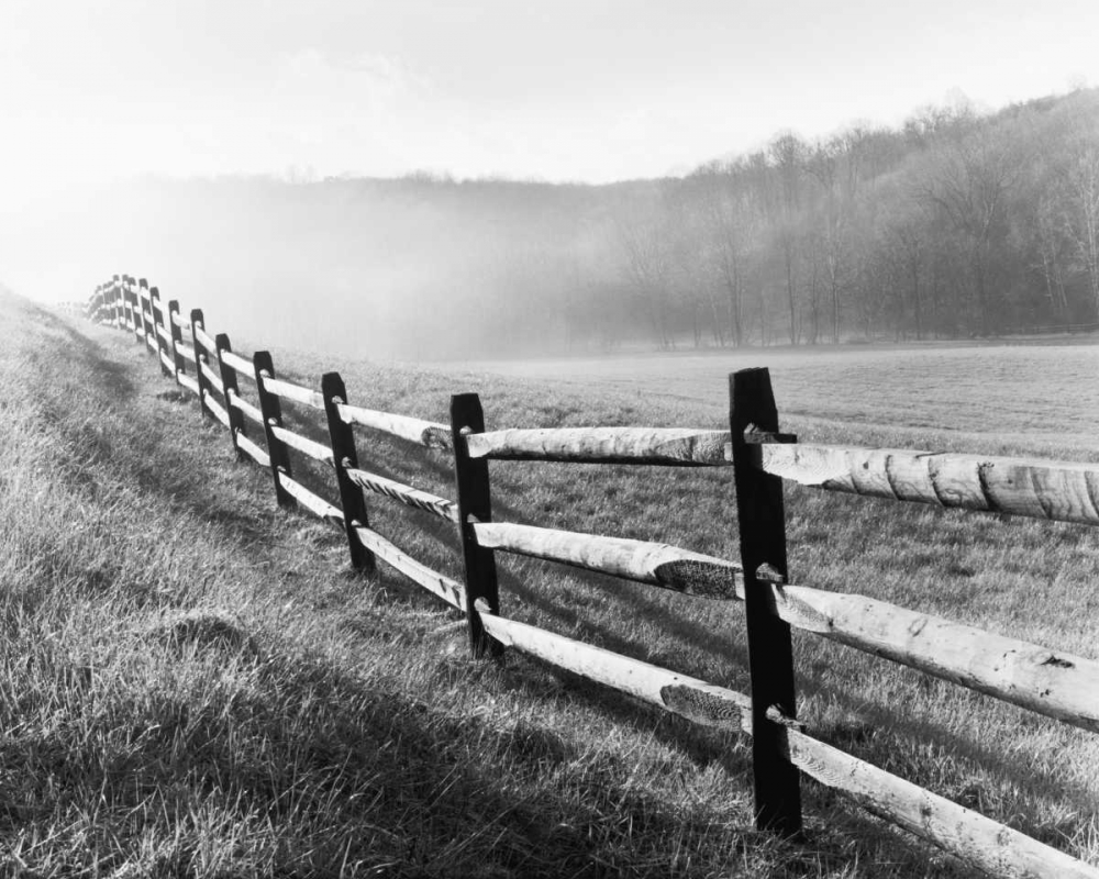 Vanishing Fence art print by Monte Nagler for $57.95 CAD