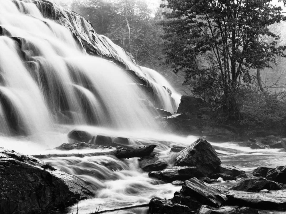 Bond Falls and Rocks art print by Monte Nagler for $57.95 CAD