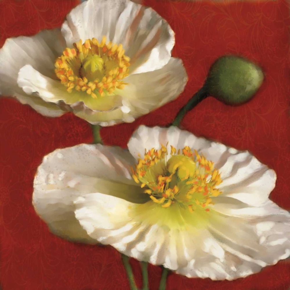 Poppy Elegance I art print by Janel Pahl for $57.95 CAD
