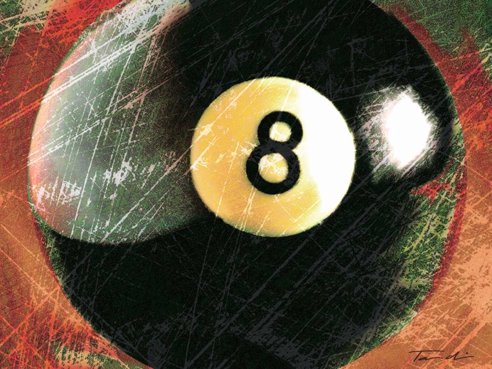 Behind The 8 Ball art print by Tandi Venter for $57.95 CAD
