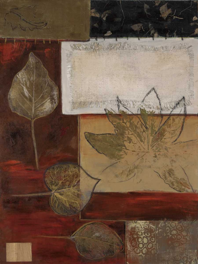 Burlap and Gold I art print by Connie Tunick for $57.95 CAD